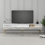 Hanah Home Lyon 43 - Blanco y Dorado